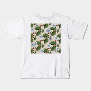 Wild Climbing Flowers Kids T-Shirt